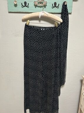 Escada 100% Silk Palazzo Pants